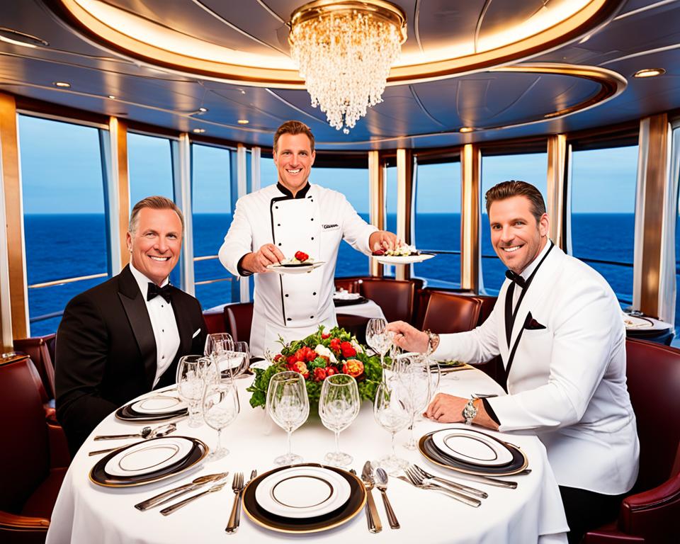 luxury cruise dining