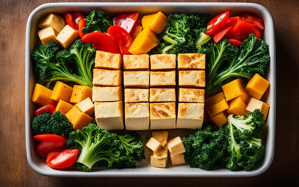 tofu and vegetables